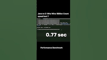 Java vs C: Who Wins 1Billion Count speed test?🤯🔥ll #shorts #vs #coding #java #python #cse