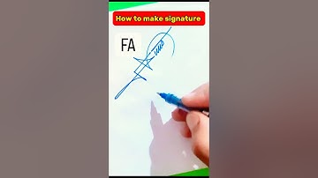 Why How to make signature FA Has Just Gone Viral||Faiz signature