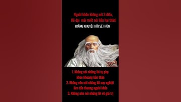 Ứng dụng 3 Lời dạy của Quỷ Cốc Tử giúp bạn sống trí tuệ hơn| Triết lý sống #baihoccuocsong