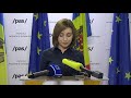 Briefing de presă susținut de Președintele ales al Republicii Moldova, Maia Sandu - 3 decembrie 2020