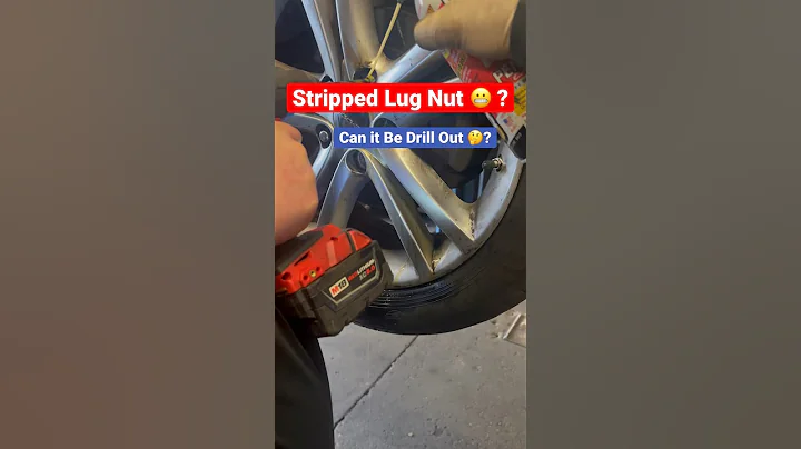 Stripped Lug Nut Can it be Drill Out ? #yearofyou #shorts #youtubeshorts