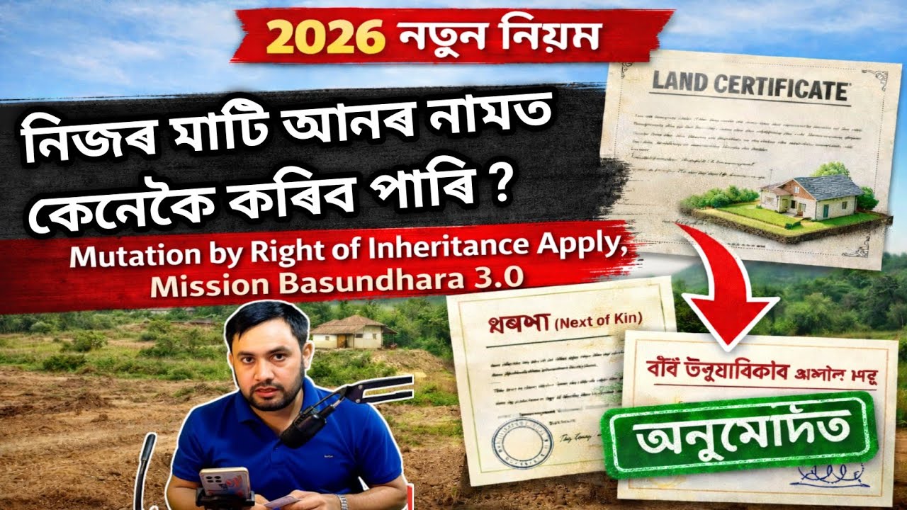 MISSION BASUNDHARA 3.0 2026/Inheritance Mutation Full Process | Next of Kin & Legal Heir Certificate