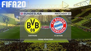 FIFA 20 - Borussia Dortmund vs. FC Bayern München @ Signal Iduna Park