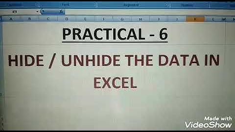 Class X|Unit : Spreadsheet|Hide/ Unhide/ Freeze Rows & Columns