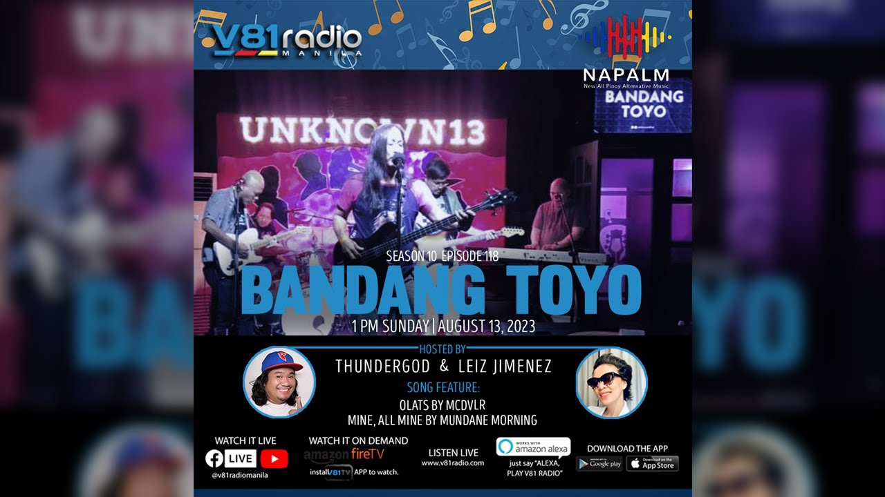 New All Pinoy Alternative Music | S10 Episode 118 | Bandang Toyo