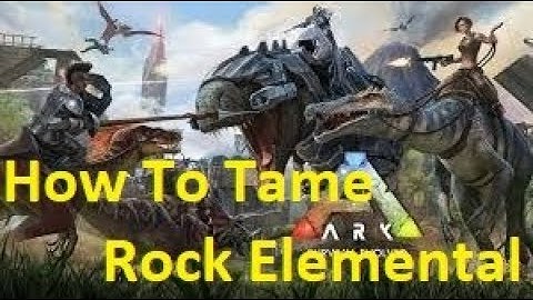ARK Survival Evolved - Ragnarok - How To Tame Rock Elemental - Part #1