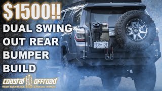 5th Gen 4Runner Rear Bumper Build  Coastal OffRoad Dual Swing Out