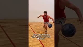 This is light work‼️🏀 #basketballtraining #handlesfordays #ballhandling #basketballskills #hoopers