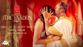 TERI YAADEIN (SONG): YO YO HONEYSINGH I GRINI I NARGIS FAKHRIIBHUSHAN KUMAR I GLORY