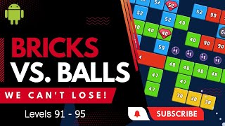 How many levels can you win in Brick Breaker?! Android Gameplay Bricks vs. Balls Breaker Level 91-95 screenshot 2