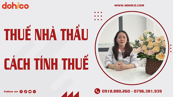 Thuế nhà thầu bao nhiêu phần trăm