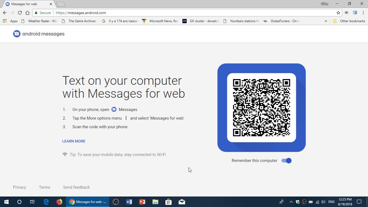 You're not the only one who doesn't have Android Messages' web client yet