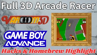 Varooom3D - Un juego de carreras en 3D de arriba hacia abajo para Gameboy Advance screenshot 1