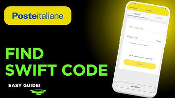 How to find swift code of Poste Italiane - Italy