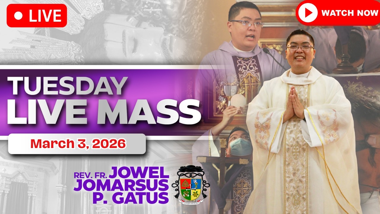 FILIPINO LIVE MASS TODAY ONLINE *MARCH 3, 2026* FR. JOWEL JOMARSUS GATUS