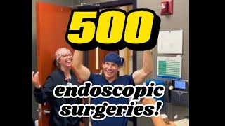 500 endoscopic spine surgeries! Dr. Derman celebrates milestone.