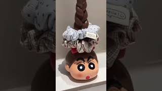 Holder Organizer,Hair Ties Holder for Bathroom,Clear Hair Accessories #shinchan chan