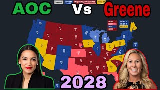AOC Vs Marjorie Taylor Greene | 2028 Election Prediction