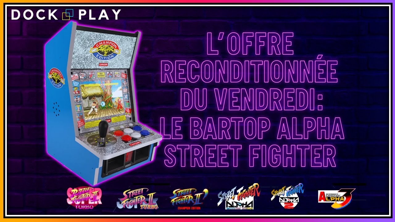 Le bons plans Alex Express Dock & Play: Bartop alpha street fighter ...