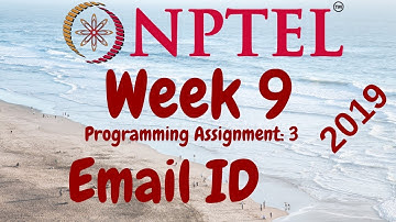 NPTEL | Joy of Computing using Python | Week-9 Programming Assignment-3 Email ID Solution