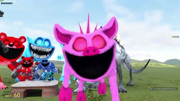 All Godzilla Smiling Critters Poppy Playtime Chapter 3 in Garry