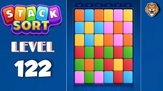 Stack Sort : Color Puzzle Level 122 Walkthrough