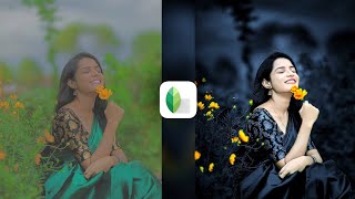 New Snapseed Dark Blue Effect Photo Editing Trick 🔥 | Snapseed Background Colour Change Trick screenshot 1