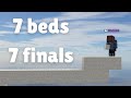 A perfect solo bedwars game