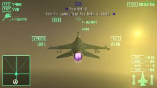 Ace Combat X - End of Deception II with the F-16.