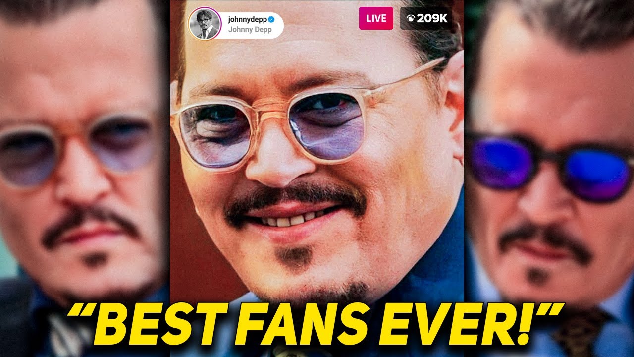 Johnny Depp Thanks His Fans After Winning NEW Civil Lawsuit! - YouTube