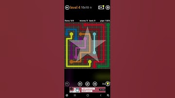 Flow Free jumbo pack 10x10 Level 4 #flowfree #level4 #8x8 #6x6 #7x7 #8x8 #mania #9x9 #10x10