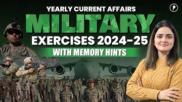 Military Exercises 2024 | Current Affairs 2024 with Mnemonics | Parcham Classes