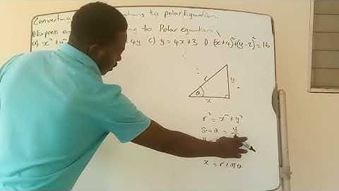 Converting Cartesian Rectangular Equation to Polar Equation