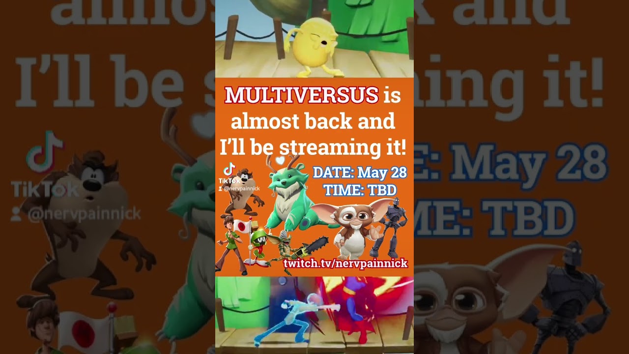 Multiversus is almost back!! So pumped! 