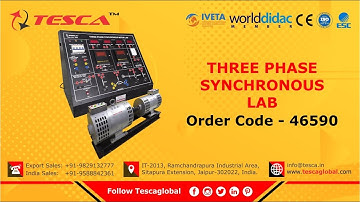 Three Phase Synchronous Lab | Electrical Machine Lab || Tesca46590