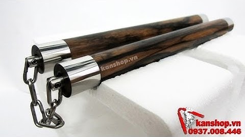 côn nhị khúc | Gỗ mun hoa | Tiện tròn khớp xoay | Kanshop.vn | 0937.008.446 | Côn nhị khúc gỗ quý