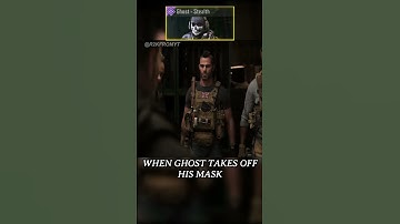 When Ghost Takes off his Mask 🥵 #shorts #viral