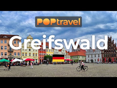 Walking in GREIFSWALD / Germany 🇩🇪- 4K 60fps (UHD)