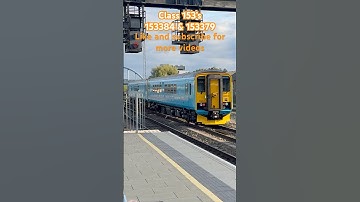Rare tone from a double class 153 network rail inspection train #trainspotting #trains #networkrail