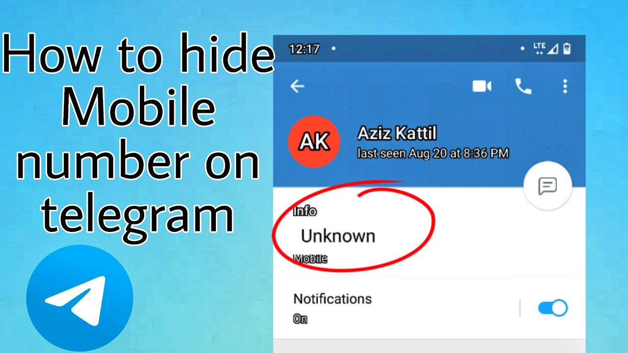 How to hide your Mobile number on telegram ||2020 - YouTube