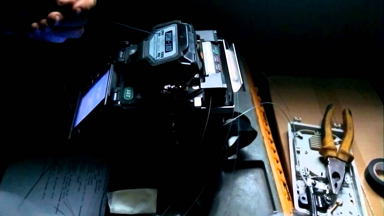 Сварка оптики(1) - YouTube