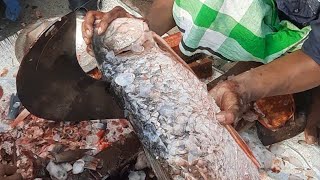 Rui fish cutting of five kg weight very sofar cutting Bangladesh