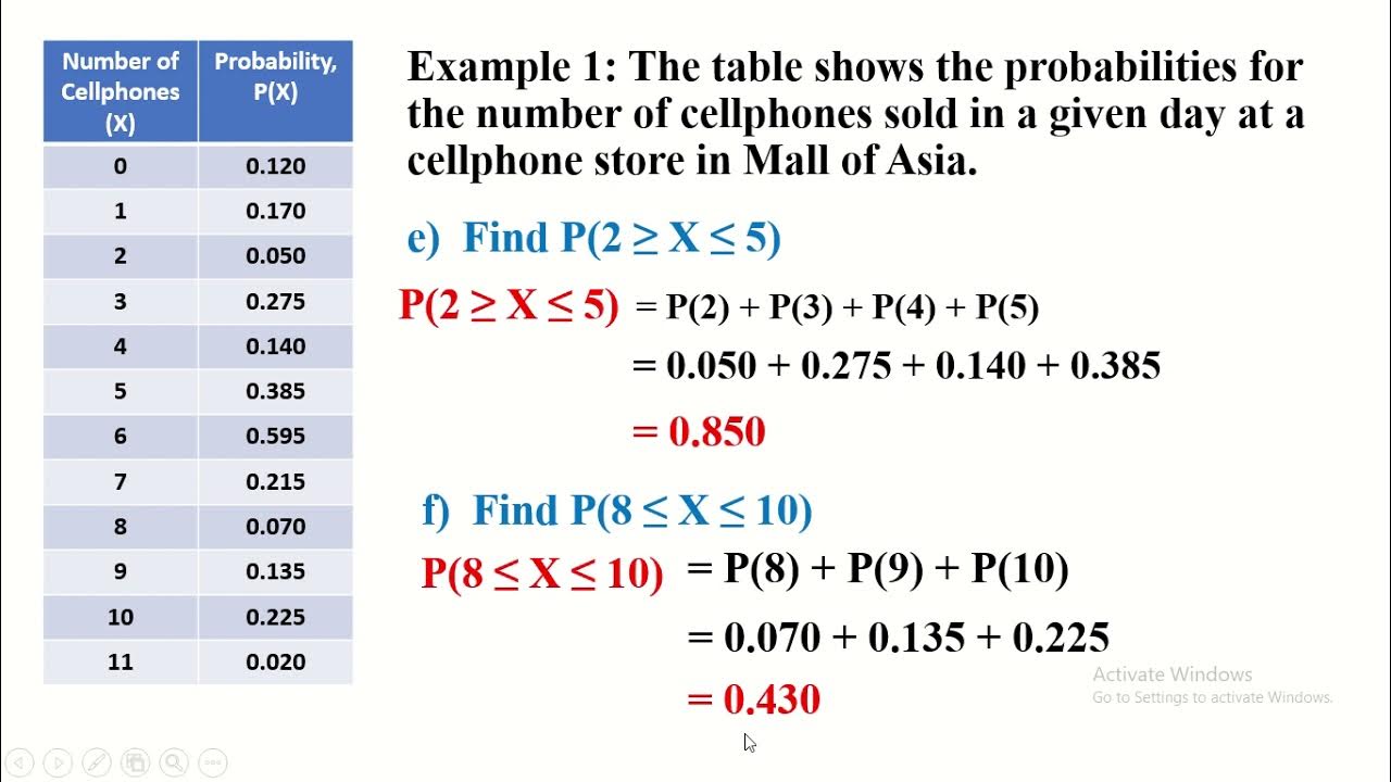 COMPUTING PROBABILITY CORRESPONDING TO A GIVEN RANDOM VARIABLE- Q3 ...
