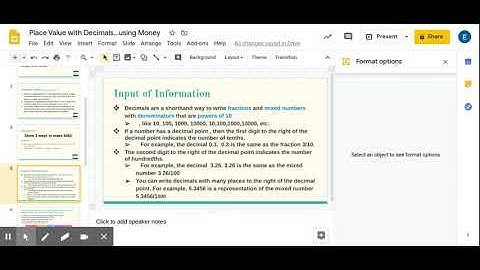 Place Value with Decimals...using Money - Google Slides