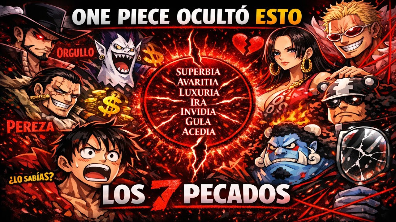 LOS 7 SICHIBUKAIS SON LA REPRESENTACIÓN DE LOS 7 PECADOS CAPITALES || ONE PIECE