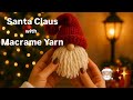 How to make a Santa Claus for the Christmas tree with macramé yarn ✨Toilet Paper Roll &amp; Macrame Yarn