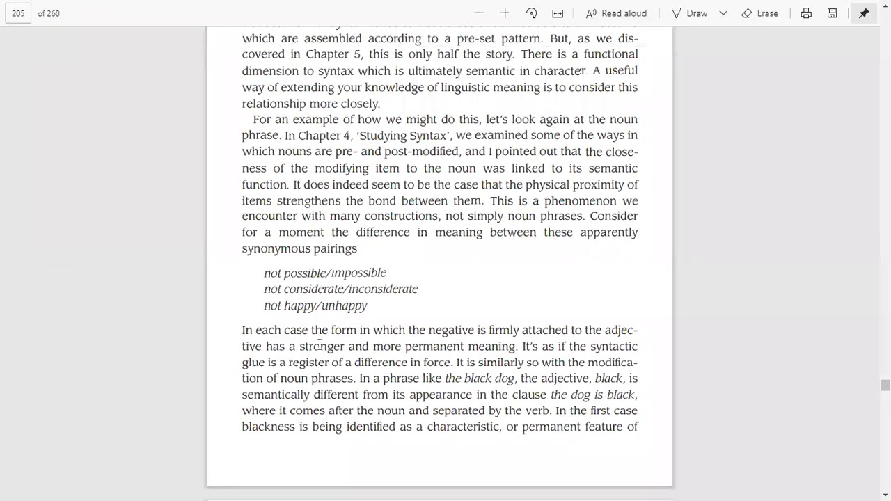 Meaning and Syntax, Part I