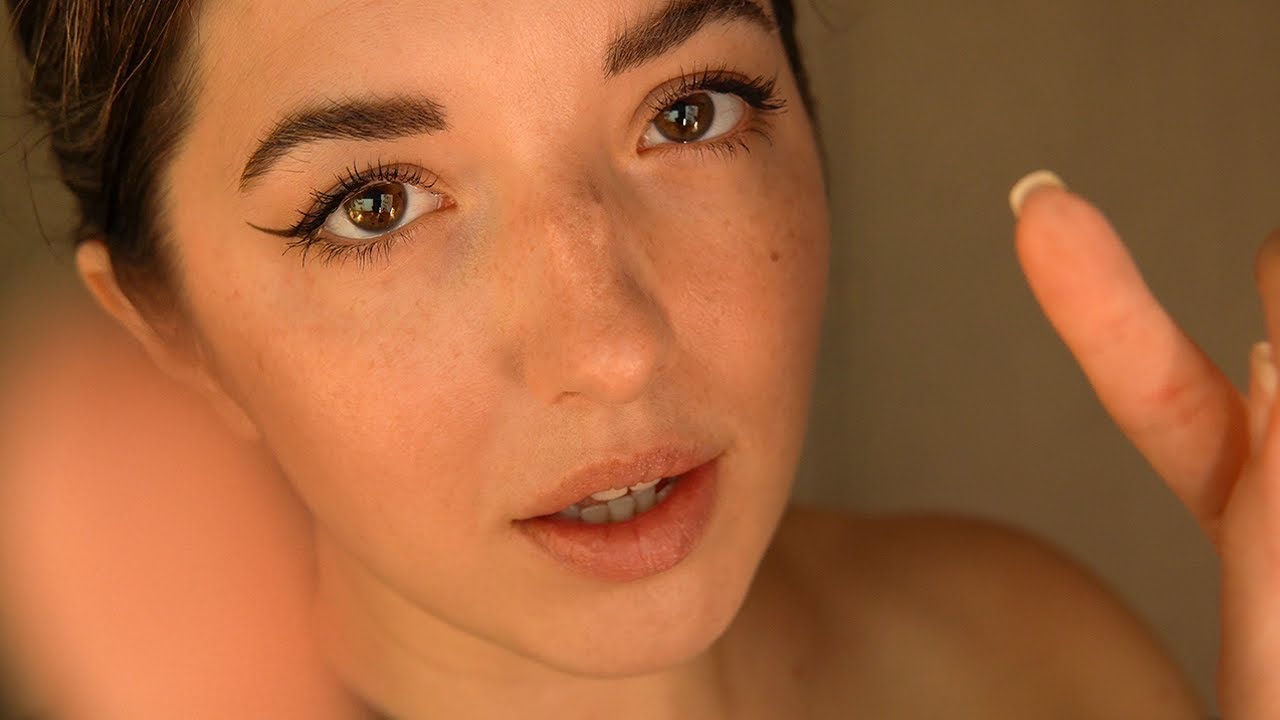 ASMR Slow Face Touching (