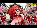 Vietnam S Ao Dai Elegance In Germany Giant Monolithic Fruits Meet Blooming Sakura
