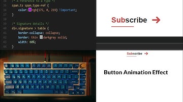 ASMR Programming | Button Animation Effect | Web Development | No Talking